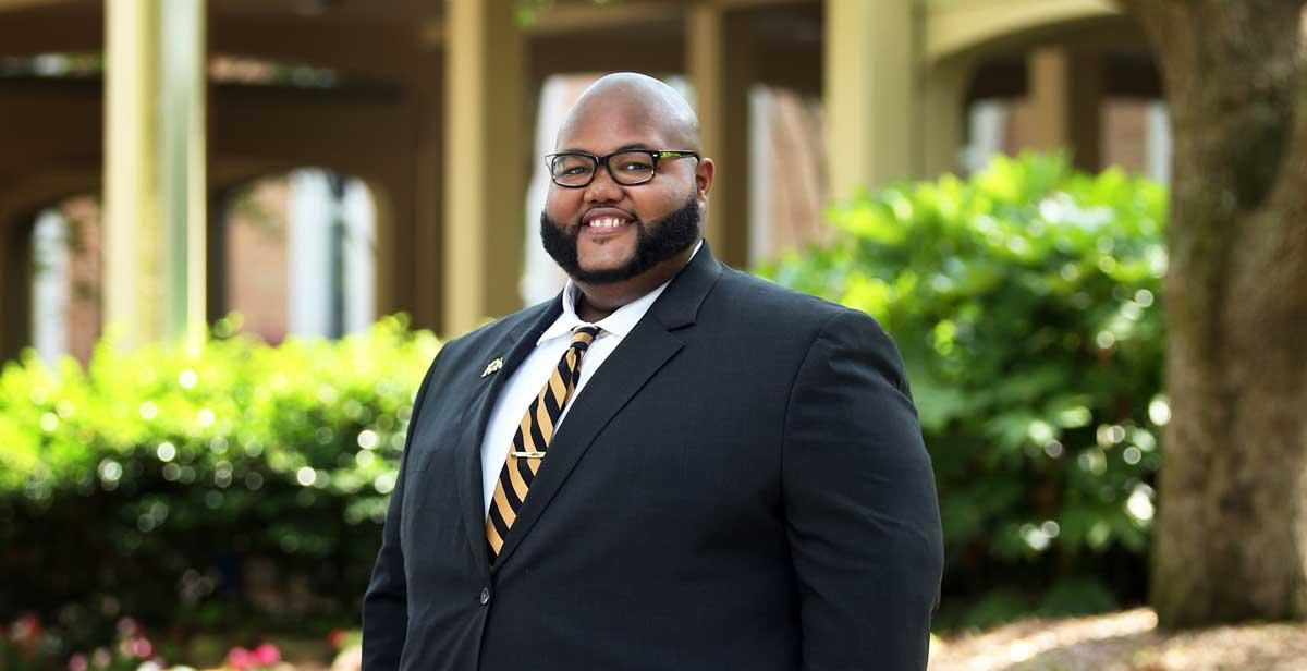 Broderick Morrissette was a graduate assistant in the University of South Alabama Office of Diversity, Equity and Inclusion, where he has started as its first Campus to Career coordinator.